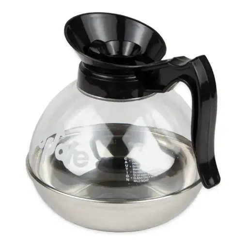 [1797] UPDATE CD-8890 Black 64 Oz Regular Coffee Decanter