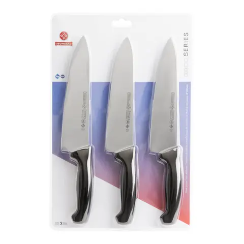 Mundial 3800-01 3-Piece Chef’s Knife Set 3800 Series Black 4.webp