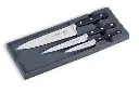 Mundial BP5000-3 Chef's, Utility Serrated and Paring Knives 3-Piece Starter Set Black 1.webp