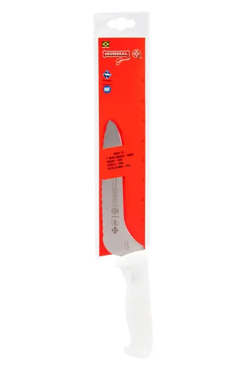 Mundial W5620-7E Sandwich Knife Offset- Serrated Edge 5600 Series 7 inches White 3.webp