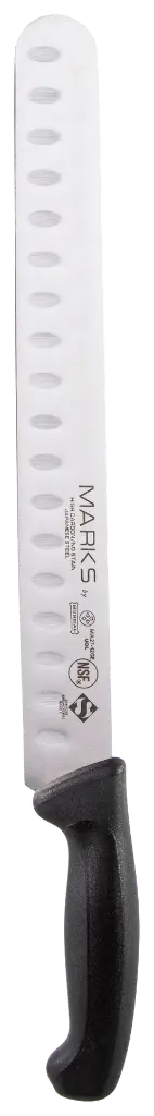 Mundial MA27-12GE Slicing Knife Granton Hollow Edge Marks Series 12 inches Black.webp