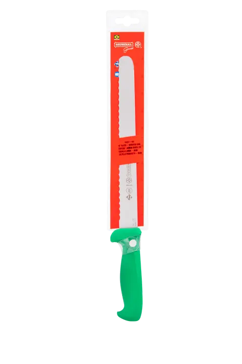 Mundial G5627-10E Utility KnifeSlicing Serrated Edge 5600 Series10 inches Green 1.webp