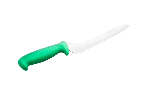 Mundial G5620-9E Sandwich Knife Offset Serrated Edge 5600 Series 9 inches Green 2.webp