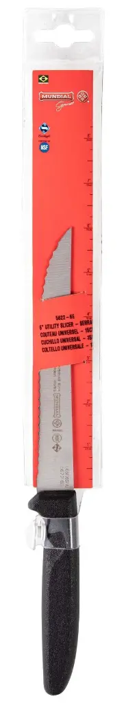 Mundial 5622-6E Utility Knife Serrated 5600 Series 6 inches Black 3.webp