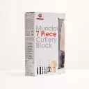 Mundial K5100-7 Box Cutlery Set with Wood Block 5100 Series 7 Pieces 1.webp