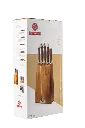Mundial 3300-6 Knife Block Set With Wood Block Nobilis Series 6-Piece 6.webp