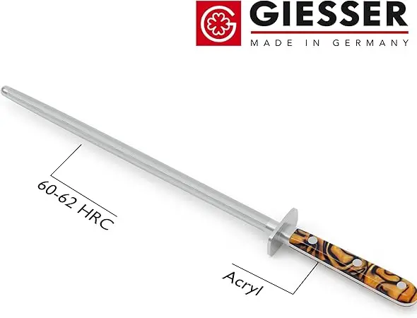 Sharpening Steel, 25 cm, Spicy Orange, 3.webp