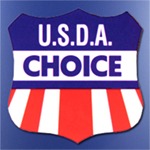"USDA CHOICE" Sticker Label