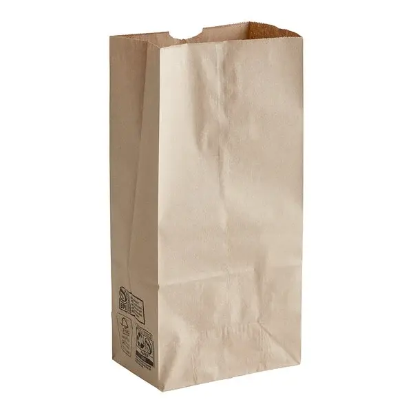 16 Lbs Paper Bag Brown Natural Kraft Gray