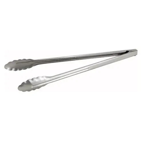 16" Stainless Steel Utility Tongs