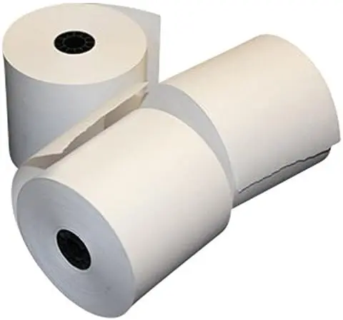 44MM x 165 Ft. Single Ply White Bond Roll Paper