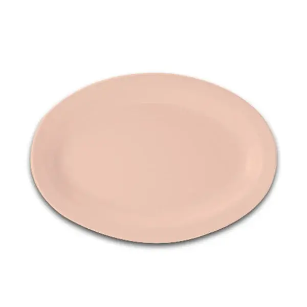 Admiral Craft MEL-OP14T Oval Platter 13.25" Tan