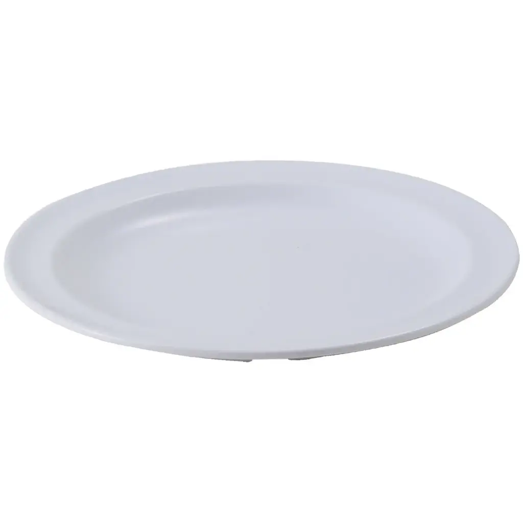 Admiral Craft MEL-PL90W Round Plate 9" White