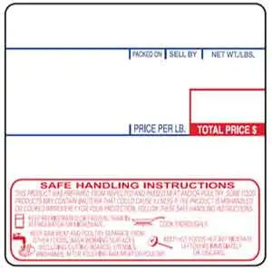 Avery Berkel CX-20/30 40mm Blank Scale Label