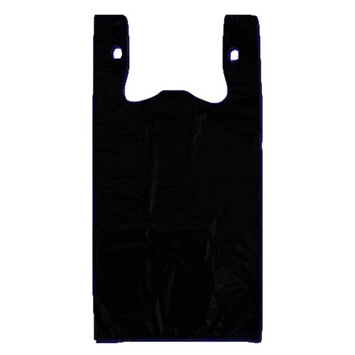 BUTTERFLY 1/8 Black Shopping Bag 10X5X18