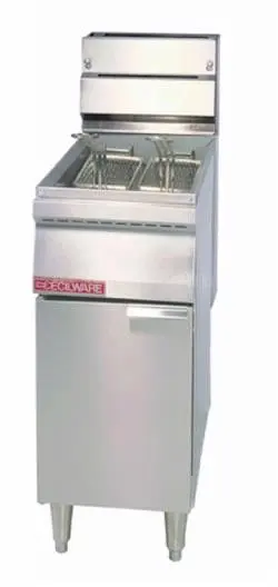 Cecilware FMP40BSS 40 lbs. Floor Model Gas Fryer