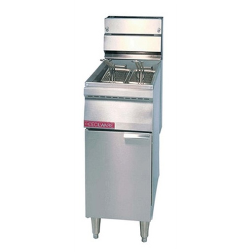 Cecilware FMP40BSS 40 lbs. Floor Model Gas Fryer