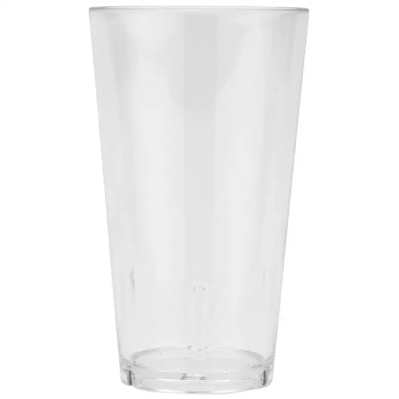GET S-16-1-CL 16 Oz Shaker Glass Plastic Tumbler