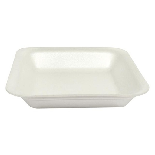 Genpak 1001 #1 Supermarket Food Tray White