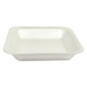 Genpak 1001 #1 Supermarket Food Tray White