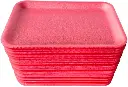Genpak 1002 #2 Supermarket Food Tray Rose
