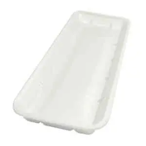 Genpak 1007S #7S Supermarket Food Tray White