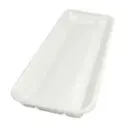 Genpak 1007S #7S Supermarket Food Tray White