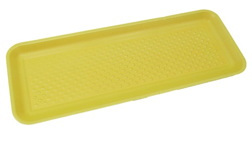 Genpak 1007S #7S Supermarket Food Tray Yellow