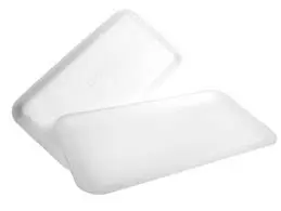 Genpak 1010S #10S Supermarket Food Tray White