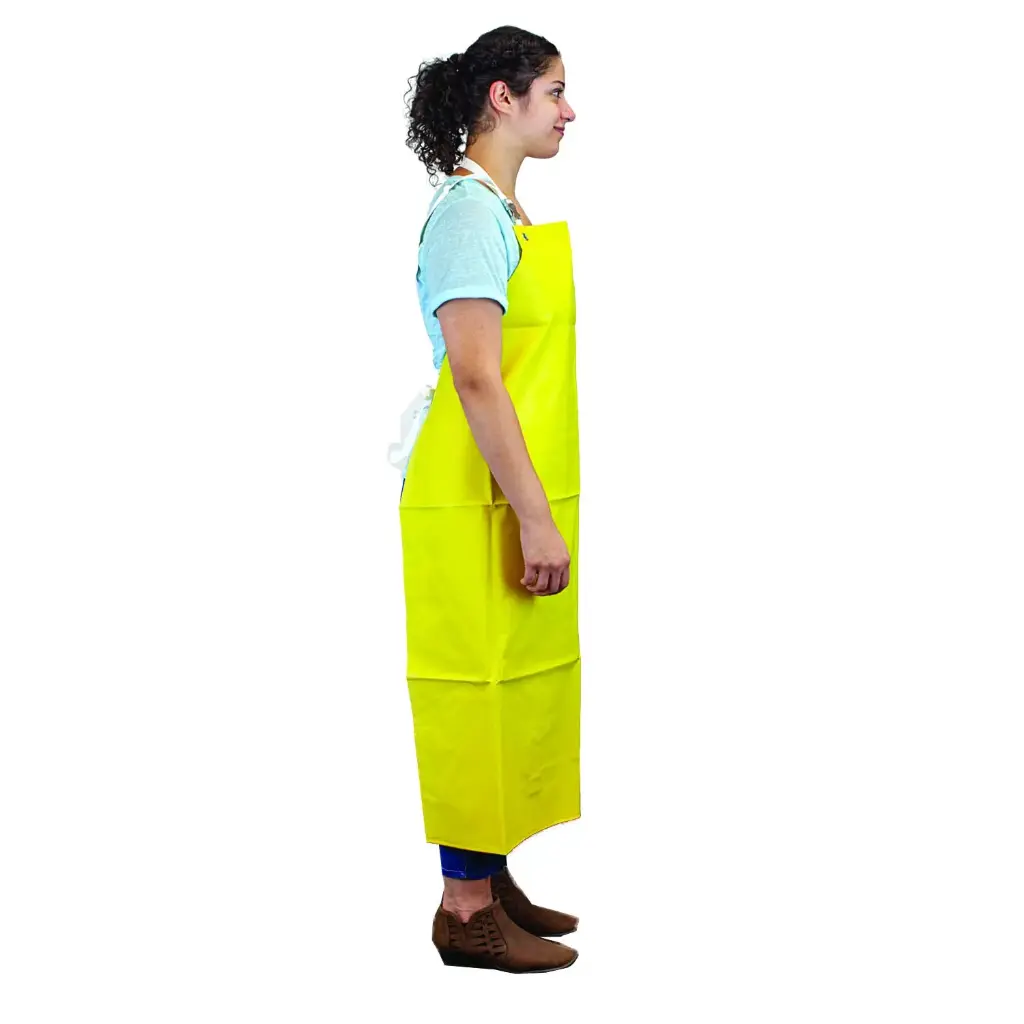 Heavy Duty Economical Yellow Nitrile Apron