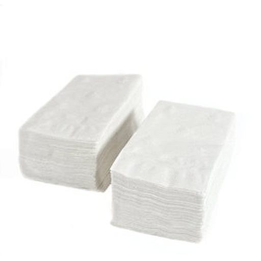 Hoffmasster 120051 Dinner Napkin 17" X 17" White 1/8 Fold