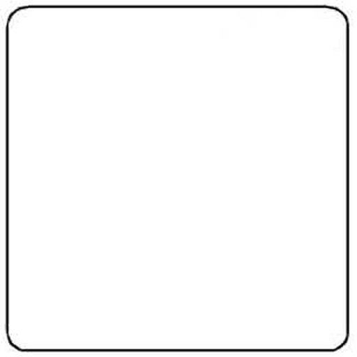 Ishida 64mm X 59mm Blank Label for Ishida Scales