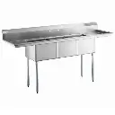 KTI CON-3-2D Sinks 3 Compartment