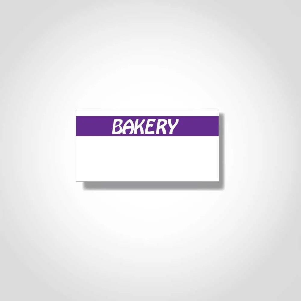 Monarch 1110¬Æ BAKERY Label for Monarch 1110 Price Gun