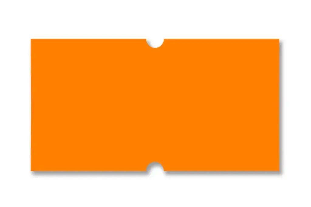 Motex Fluorscent Orange Label for MX-5500 Price Gun