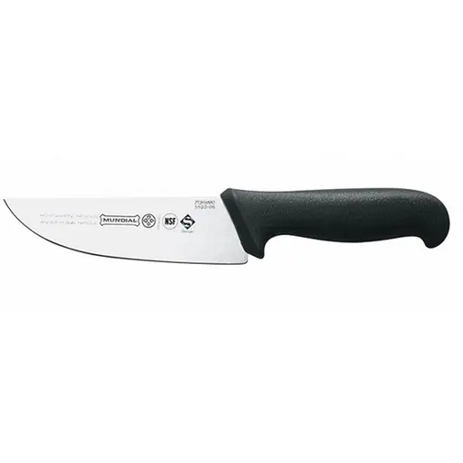 Mundial 5530-6 6" Butcher Knife with Molded Black