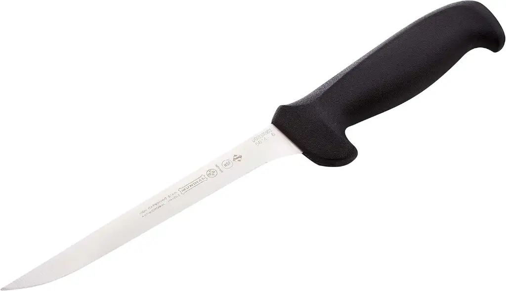 Mundial 5530-6 6" Butcher Knife with Molded Black
