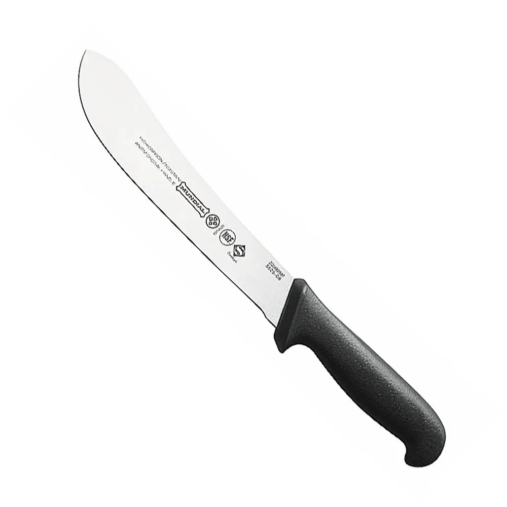 Mundial 5530-9 9" Butcher Knife with Molded Black