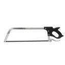 Nickel Chrome Plated Meat Saw 25" with Black Plastic Handle