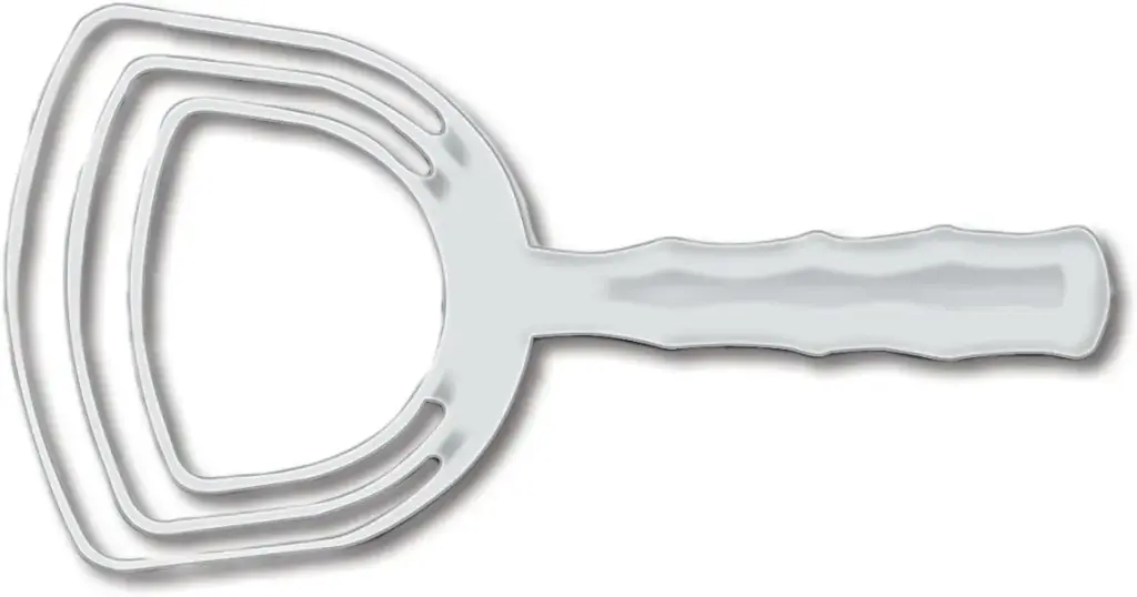 Poly Bone Dust Scraper, Square