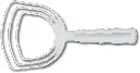 Poly Bone Dust Scraper, Square