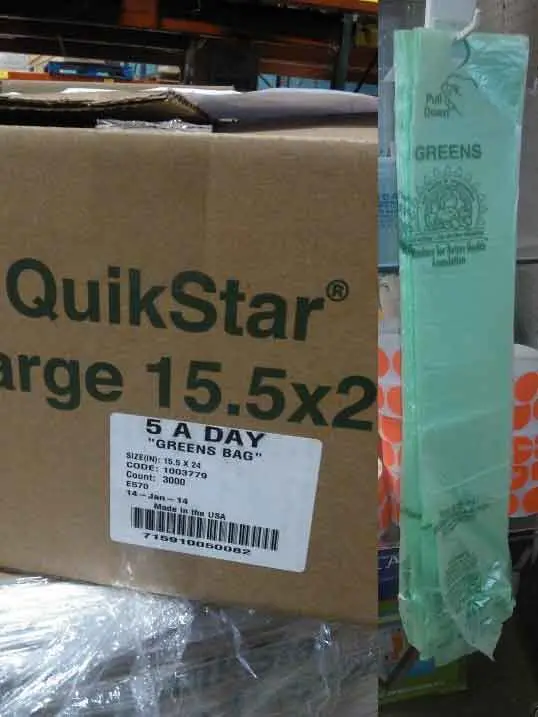 Produce Bag 15.5x24 3000 GREEN