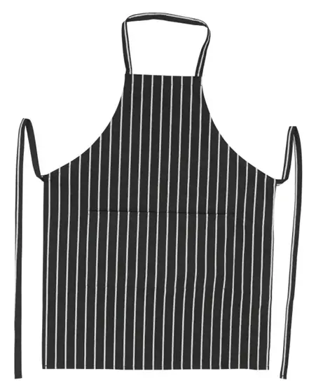RED KAP 1751 Standard Bib Apron Black