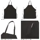 RED KAP 1751 Standard Bib Apron Black