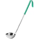 UPDATE LOC-40 4 Oz Green PVC Handle Ladles