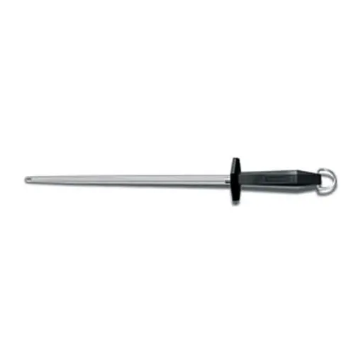 Victorinox 40584 12" Sharpening Steel with Black Handle