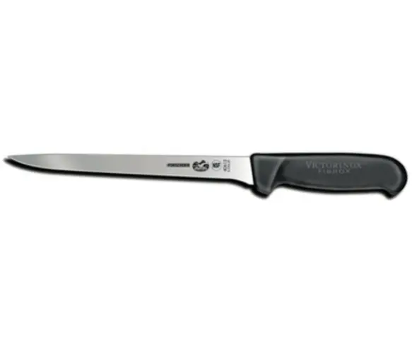 Victorinox 40613 8" Straight Boning Knife BLK