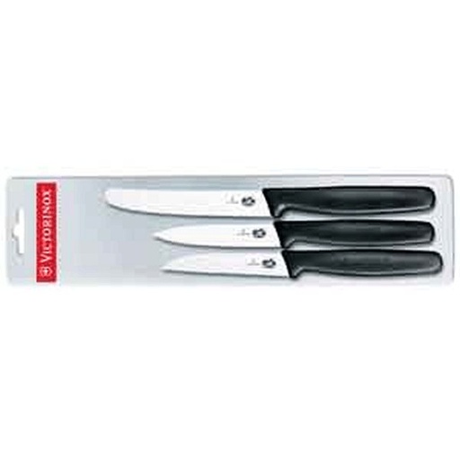 Victorinox 49890 3 Piece Kitchen Knife Set White Handle