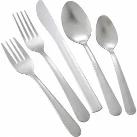 WINCO 0002-08 Bead Dinner Knife Stainless Steel Medium