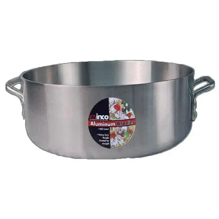 WINCO ALB-35 Heavy Aluminum Brazier Pot 35 qt
